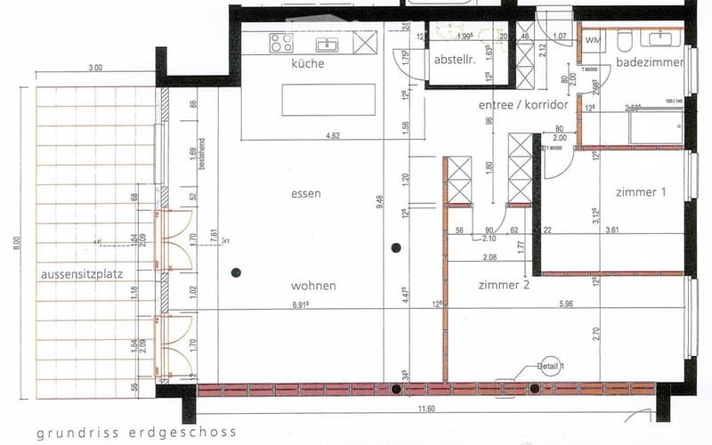 "Grosszügige 3.5-Zimmer-Wohnung im EG - Nachmieter gesucht" (5)