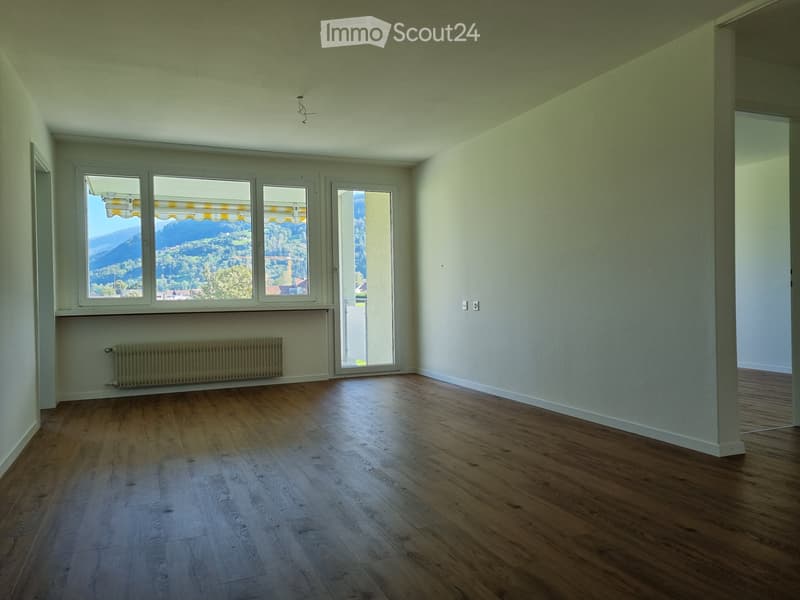 Neu renovierte 4 Zimmer Wohnung, mit Aussicht ins Grüne (2)