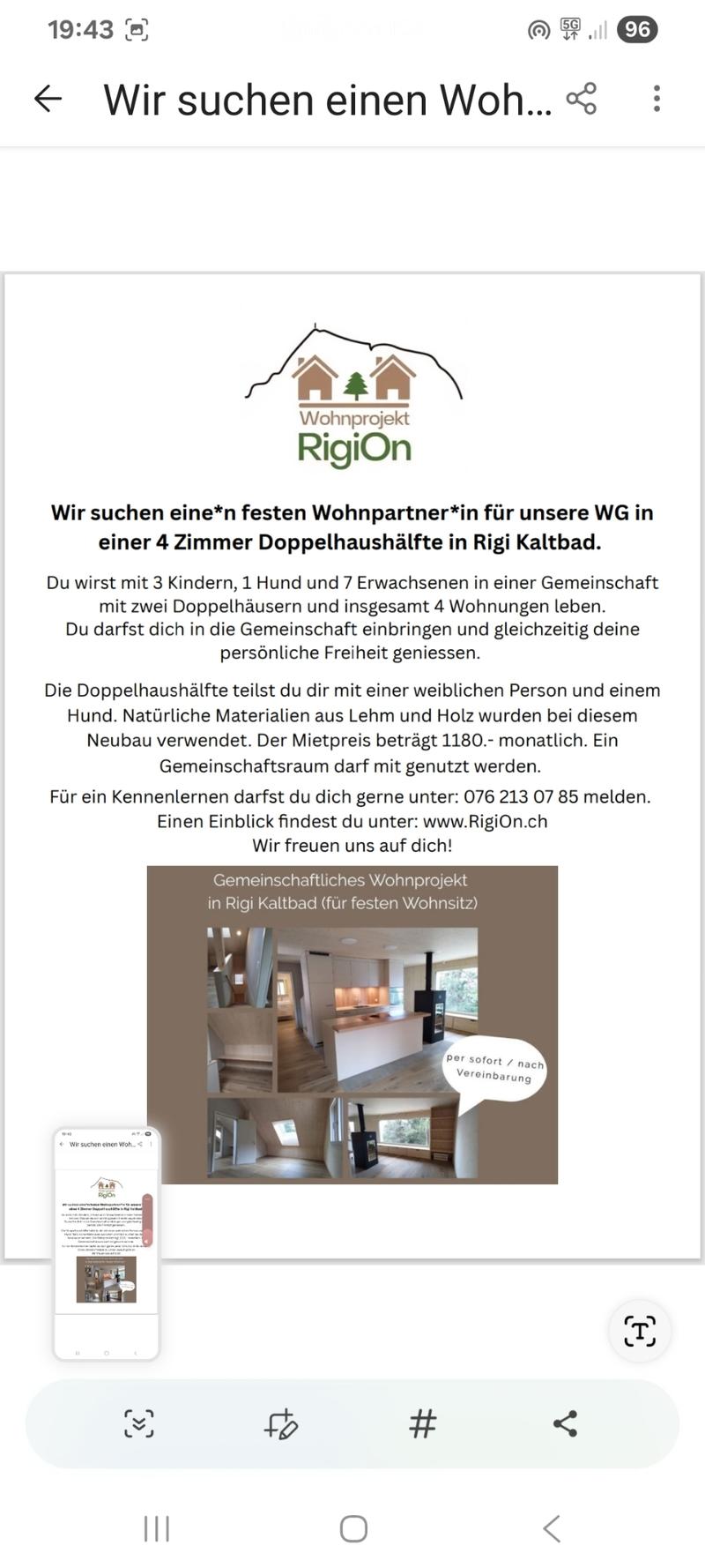 WG Zimmer in grosser Doppelhaushälfte (1)
