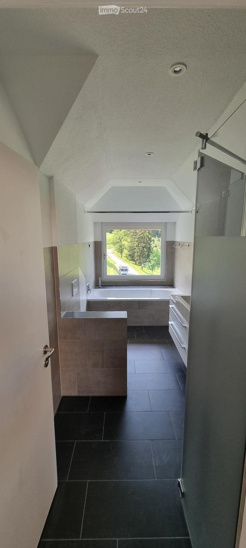 3.5 Zimmer-Dachwohnung mit wunderschöner Aussicht (4)