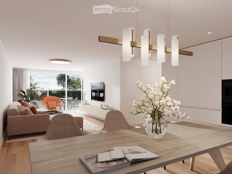 Neubau 4.5 Zimmer Wohnung mit Balkon & Loggia (2)