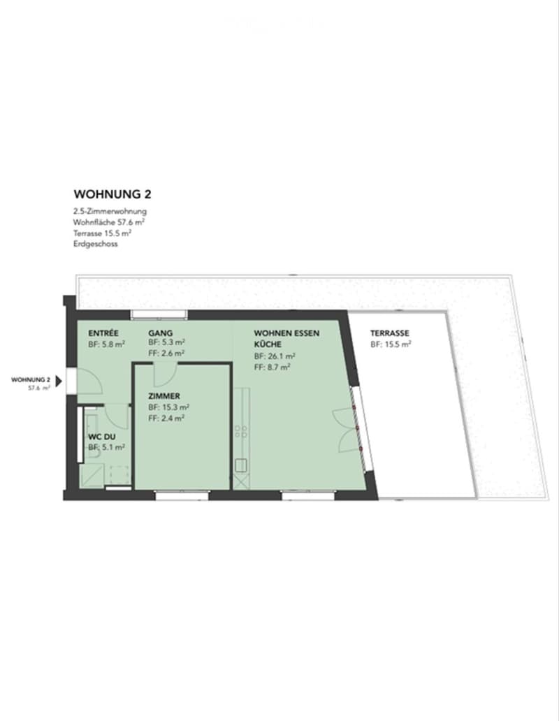 Ab Sofort*Nachmieter gesucht*2,5 Zimmer Wohnung (1)