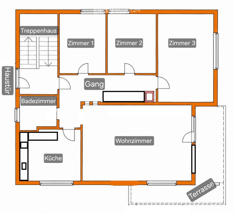 Kirchdorf BE 4-Zimmer-Wohnung 100m² (2)
