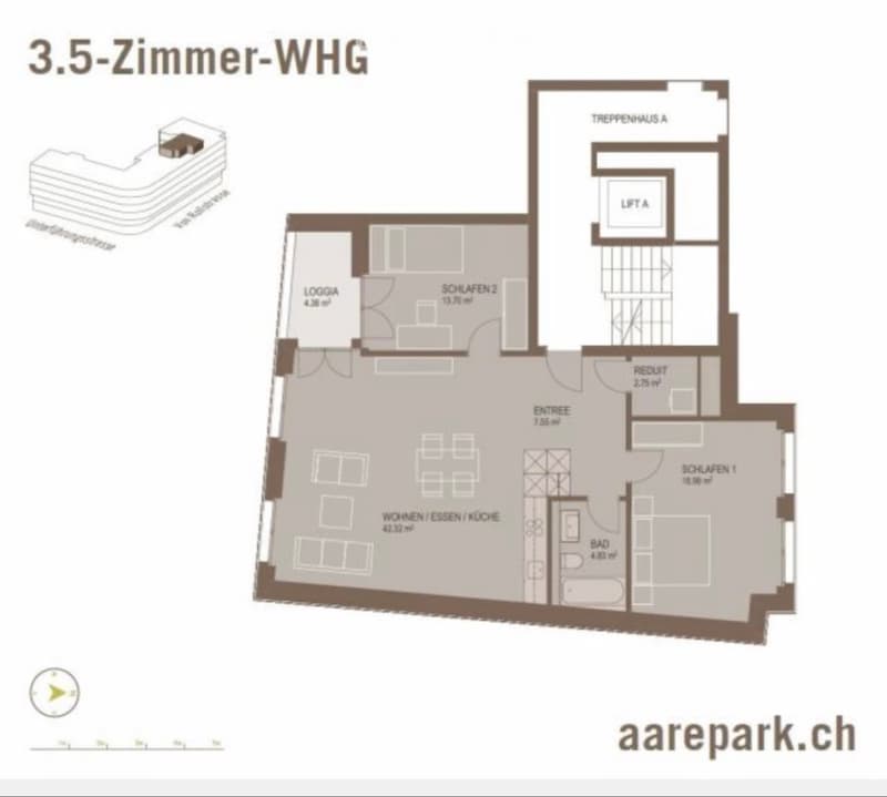 Zentrale, helle 3.5-Zimmer-Wohnung (5)