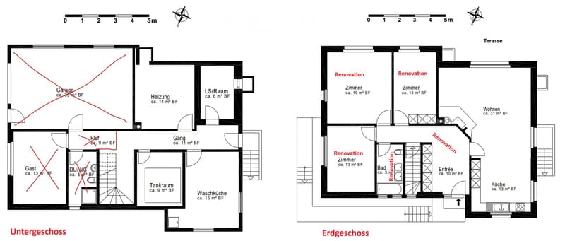 4.5-Zimmer Wohneinheit in Einfamilienhaus (2)