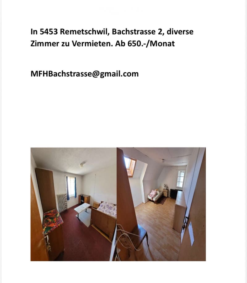 Zimmer zu Vermieten (1)