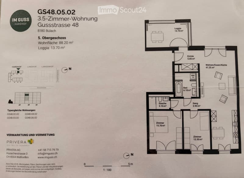Helle 3.5-Zimmer-Wohnung mit Balkon im modernen Neubau (5)