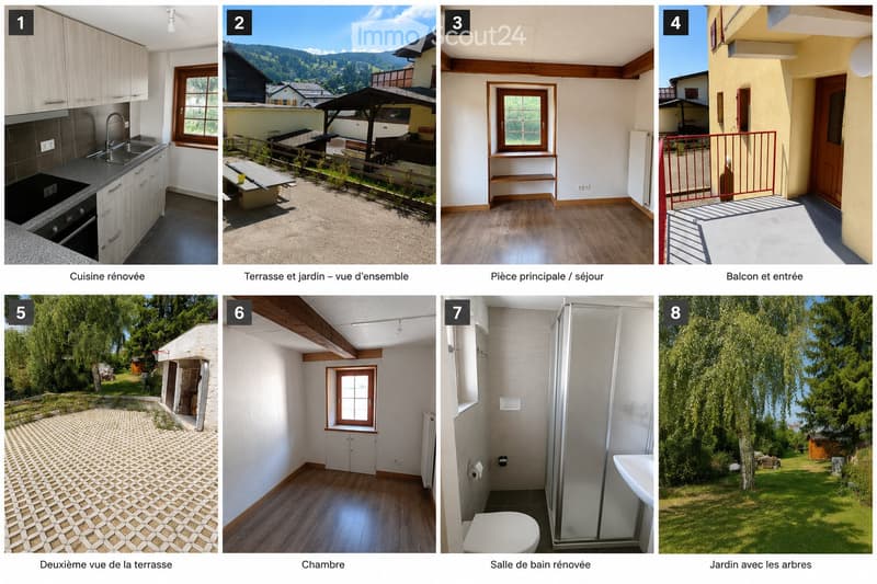 Appartement rénové à Vercorin  calme et fonctionnel (4)