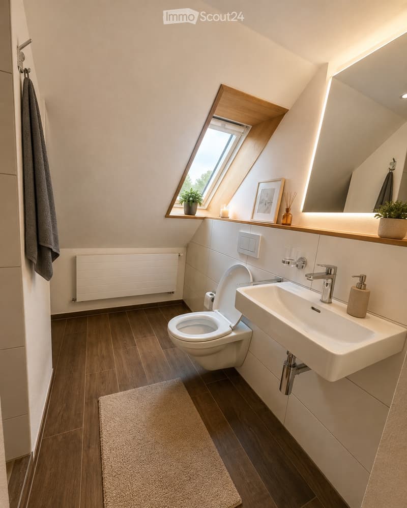 Neu renovierte Dachwohnung mit Charme Kappelen (2)