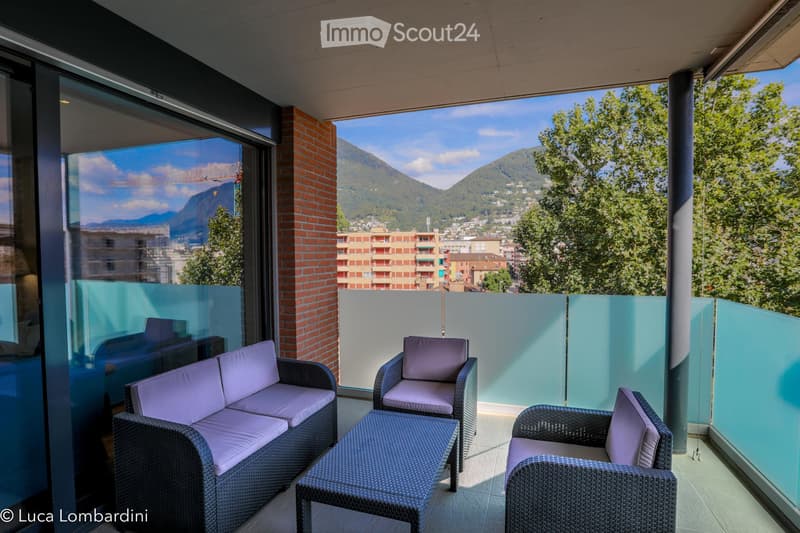 Splendido 3,5 locali a Molino Nuovo (2)
