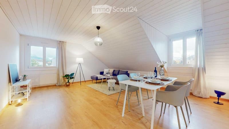 Bel appartement 2 pièces au quartier calme de Bulle (1)