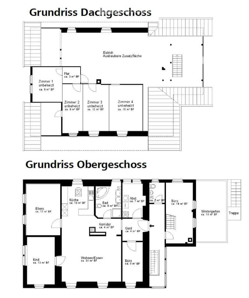 6.5-Zimmer-Wohnung mit Wintergarten, Garten & viel Platz (4)