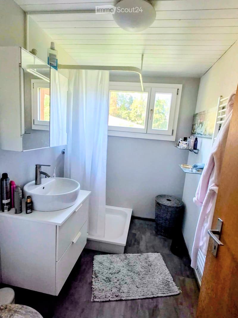 Charmante 3,5 Zimmer-Dachwohnung mit Blick auf die Berge (4)