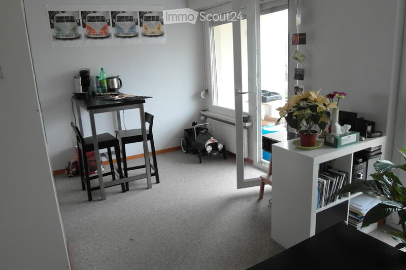 1 1/2 - Zi - Wohnung in ruhigem Haus, grosser Balkon (1)
