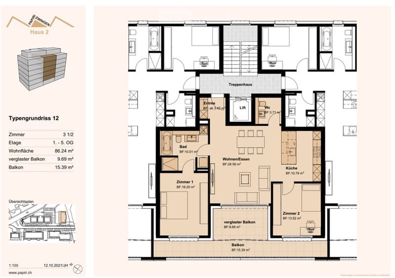 Nachmieter gesucht moderne 3.5-Zimmer-Minergiewohnung (1)