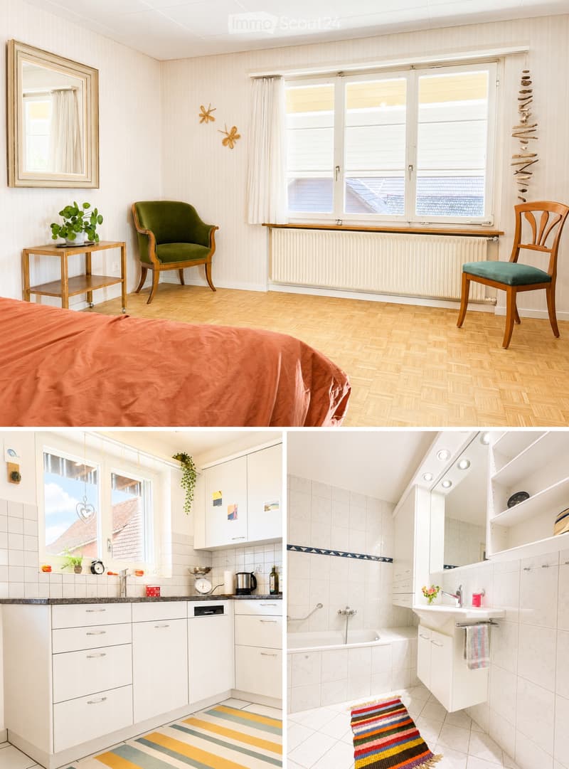 Grosszügige 4.5-Zimmer-Wohnung mit Balkon und Garten (2)