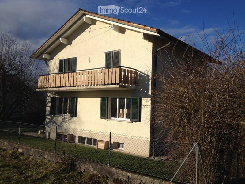 Einfamilienhaus mit Garage, Hobbyraum, Garten, Umschwung (2)