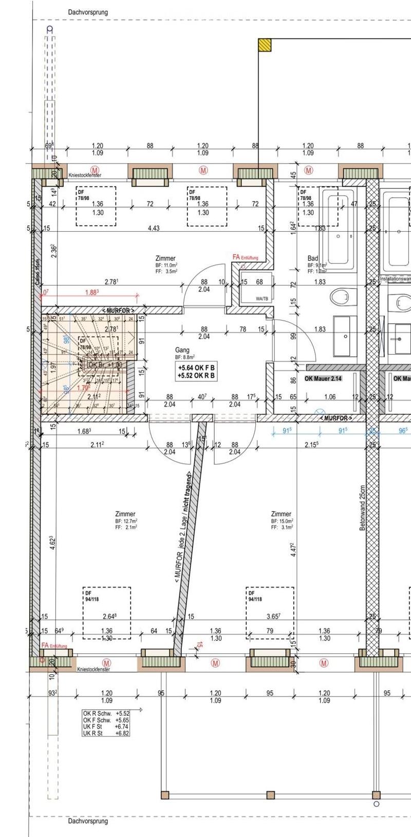 Grosszügige 4.5-Zimmer-Maisonette mit Balkon & Waschturm (5)