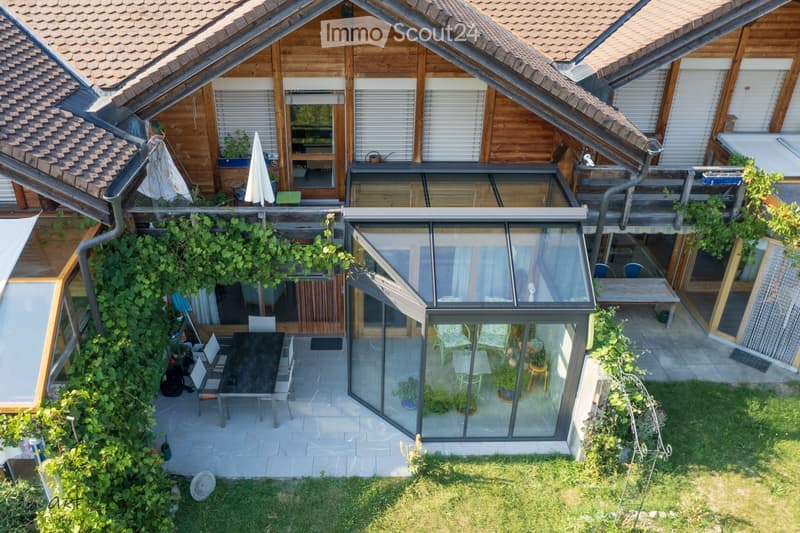 5,5-Zi-Reihenhaus mit Alpenpanorama, Garten & Wintergarten (1)