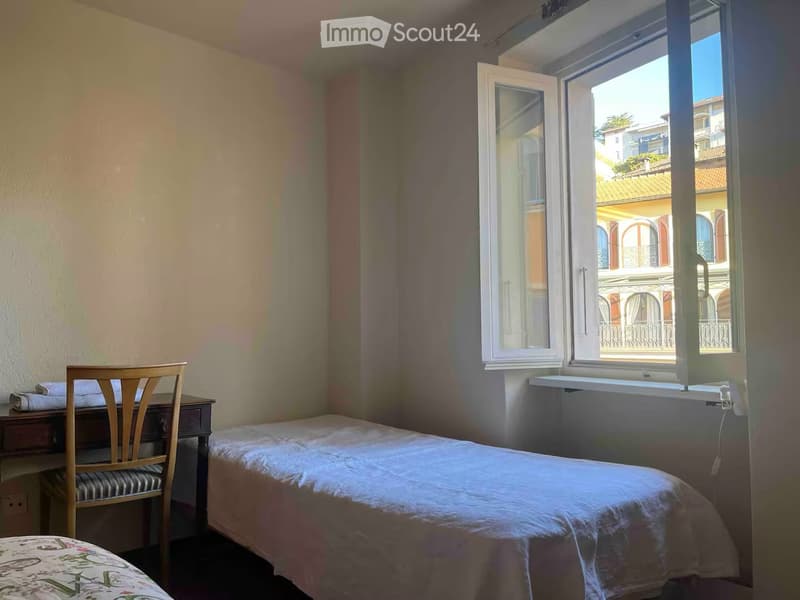 Appartamento soleggiato, Camino, Terrazza vista lago/citta (1)