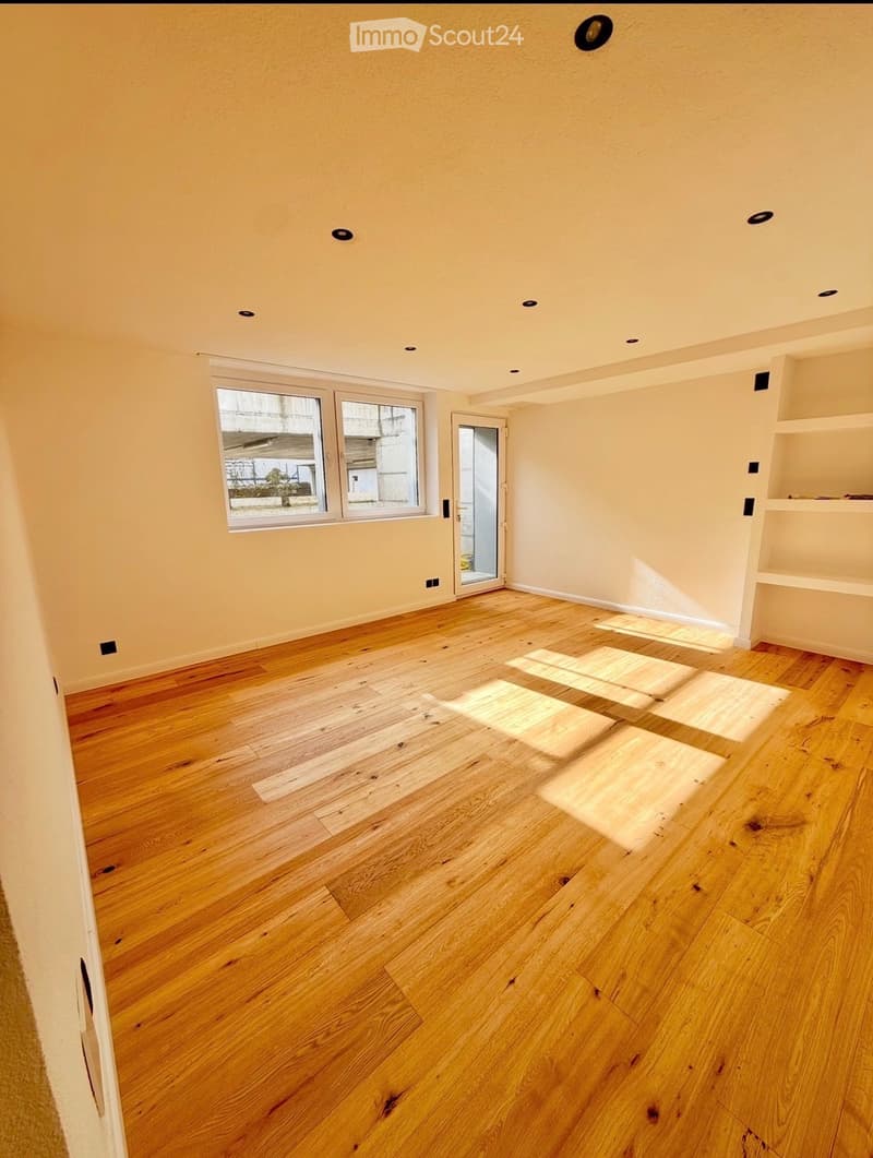 Moderne 3.5-ZimmerSouterrainwohnung mit Terrasse,2 Bädern & (1)