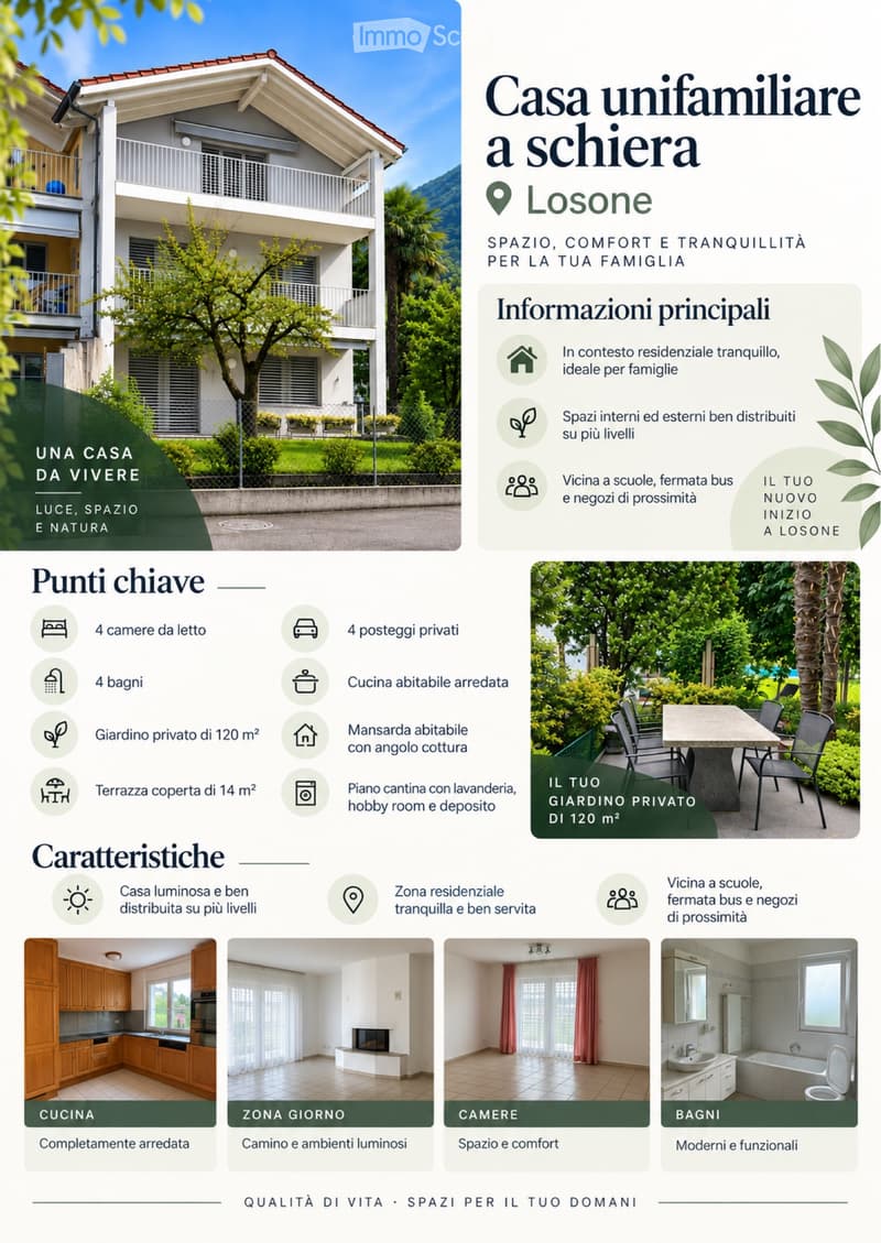 LOSONE AFFITTASI AMPIA CASA UNIFAMILIARE CON GIARDINO (1)
