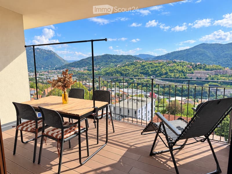 3,5 duplex 110 m² vista lago, terrazzo e 2 posteggi inclusi (2)