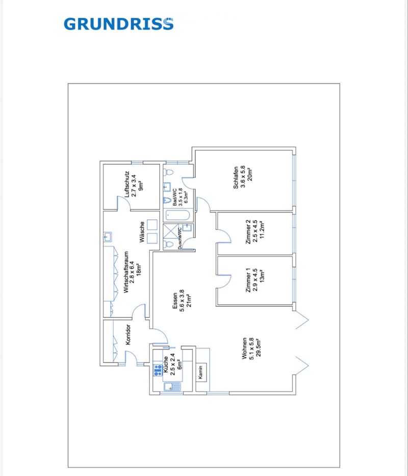 4 ½ Zimmer-Terrassen-Wohnung (2)