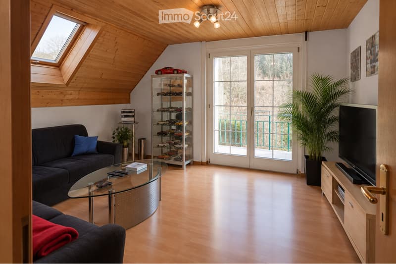 Grosszügige 2½-Zimmer-Wohnung mit Dachterrasse und Balkon (2)