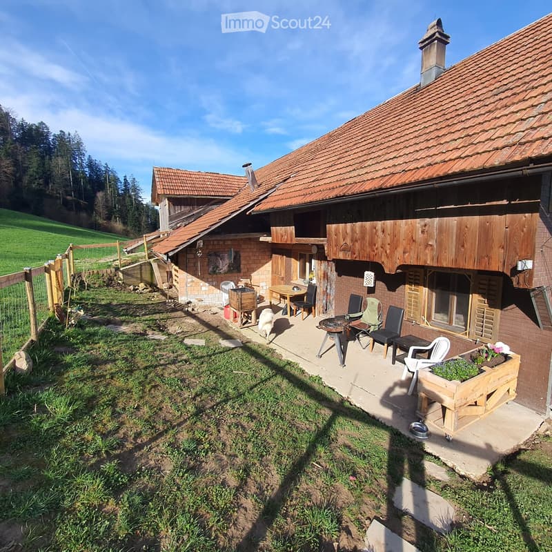 Vermiete 1 oder 2 Zimmer in Bauernhaus (2)