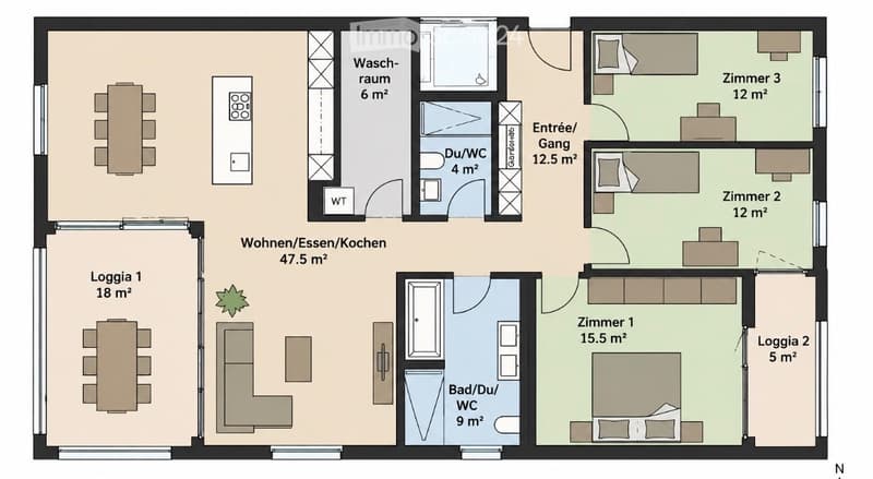 Grosszügige 4½-Zimmer-Wohnung (1)