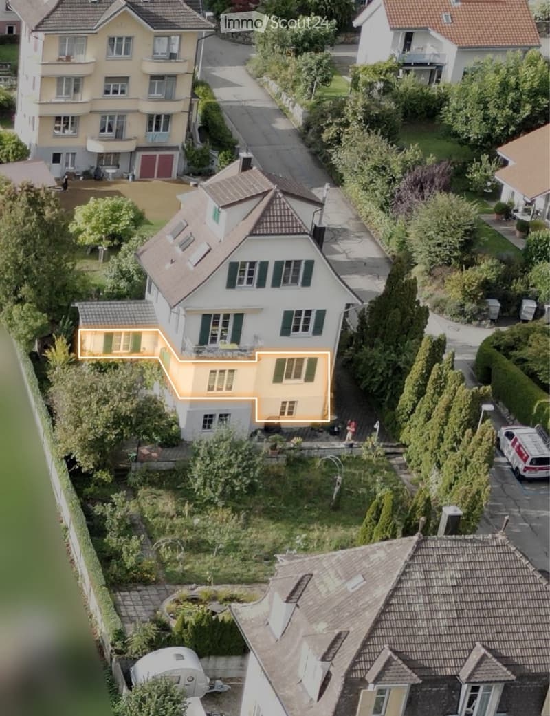 3.5-Zimmer-Wohnung im Hochparterre mit Garten & Parkplatz (1)
