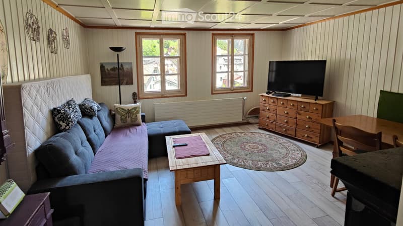 Ruhe und kein Dichtestress: 3-Zimmer-Wohnung in Göschenen (1)