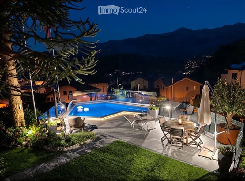 Affittasi Villa a Villa Luganese piscina ascensore (5)