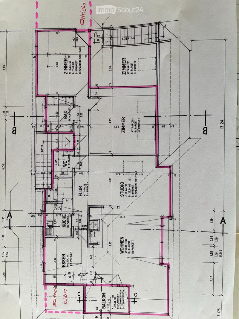 Sehr grosse Dachwohnung mit Gartenanteil (4)