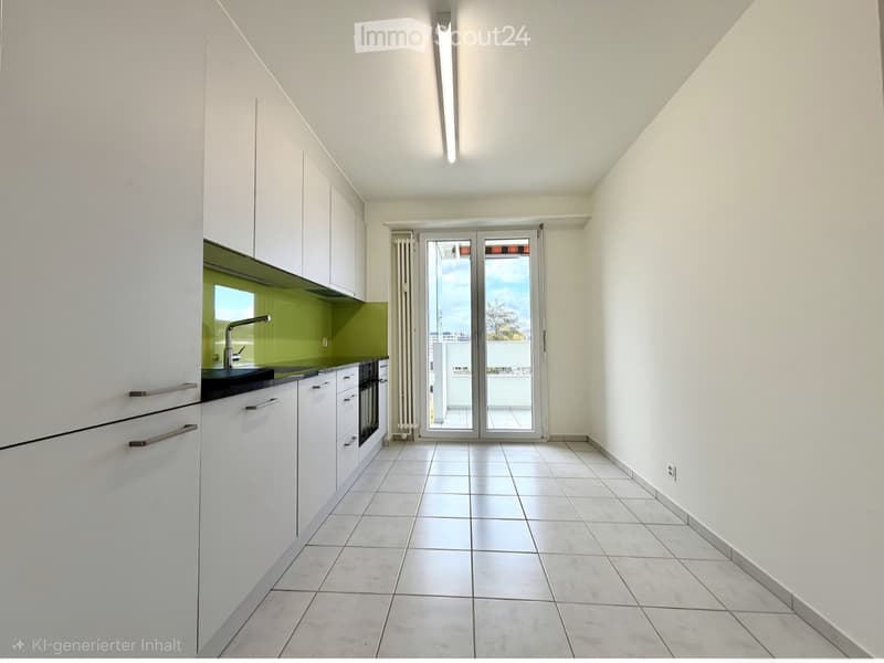 Per sofort 3.5 Z. Wohnung mit herrlicher Aussicht und Garage (2)