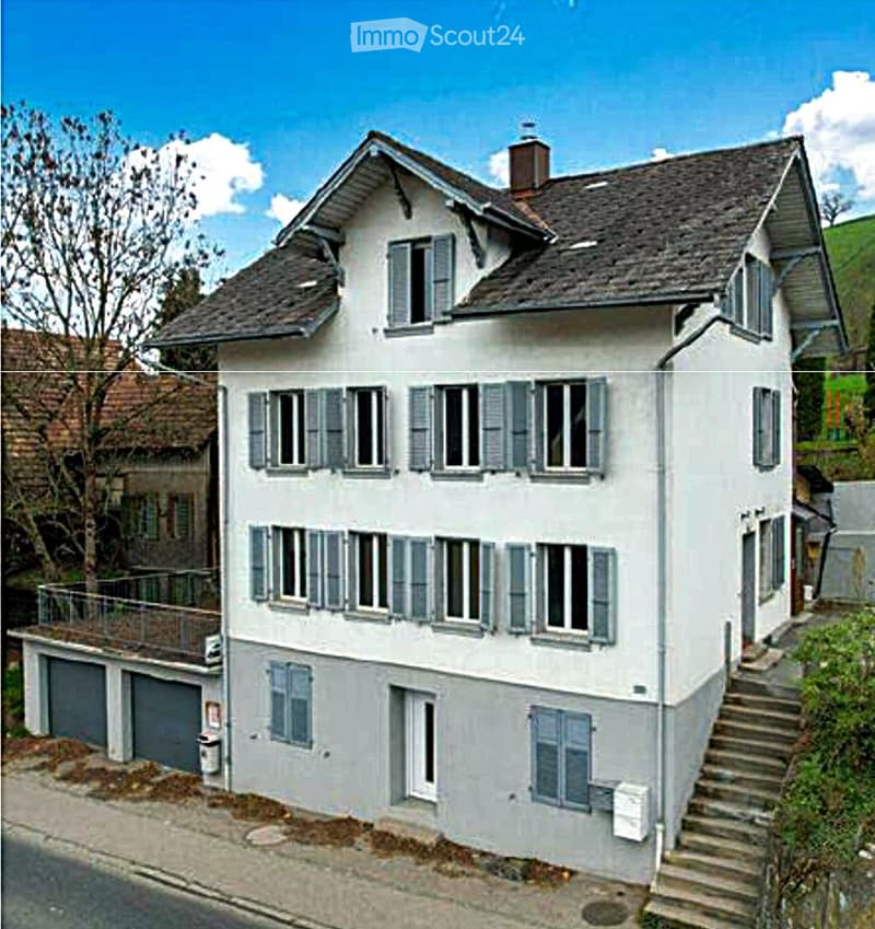 Sonnige Terrasse mit Wiese & grosszügige 3.5 Zimmer Wohnung (1)