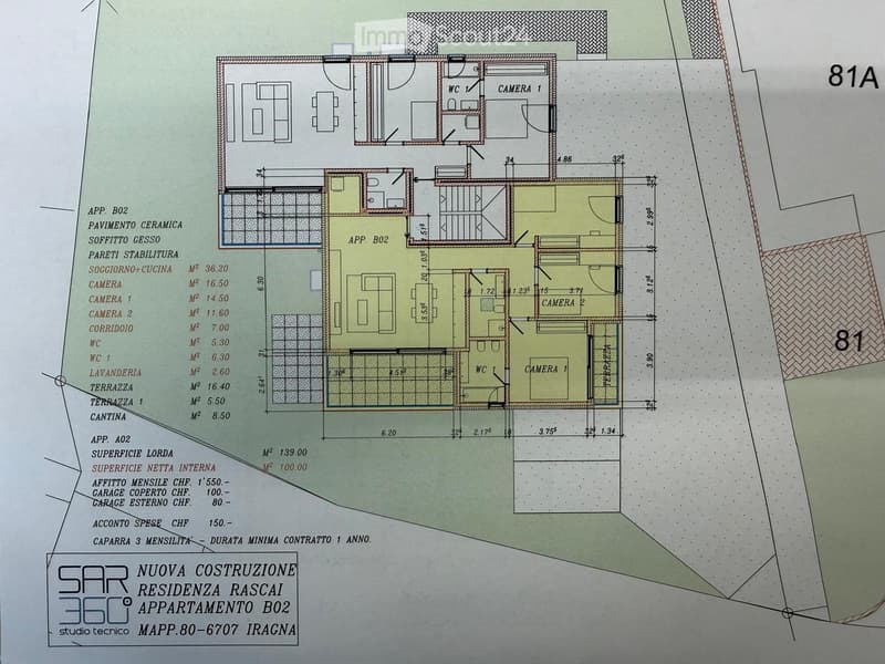 Iragna Riviera affitto appartamento 4.5 Locali (4)