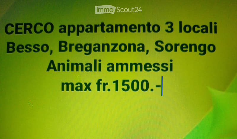 Breganzona Besso Sorengo zone limitrofe 3 locali ce.co (1)