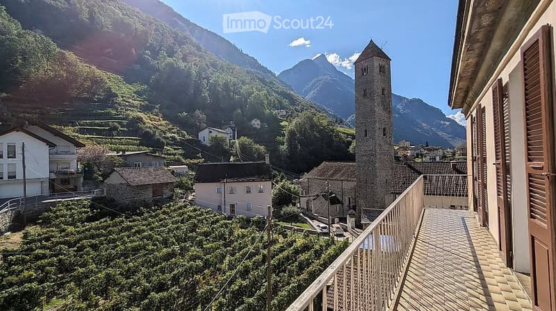 Ampio 2.5 locali affitto Malvaglia Chiesa da Gennaio (1)