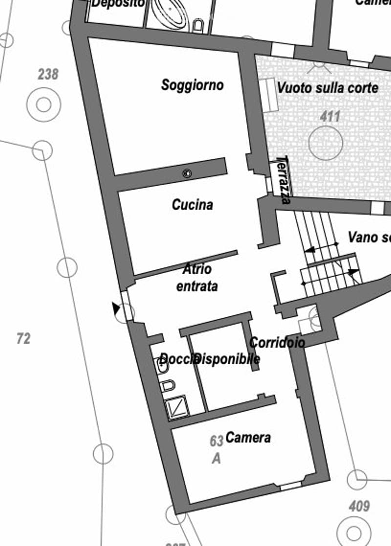 Affittasi bel appartamento riattato a Sigirino. (5)