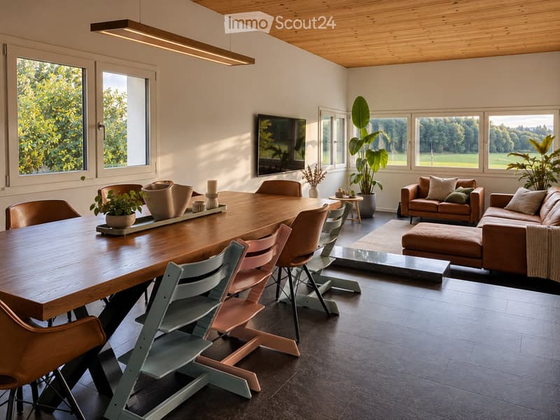 6.5-Zimmer-Doppelhaushälfte mit Garten in Münchenbuchsee (1)