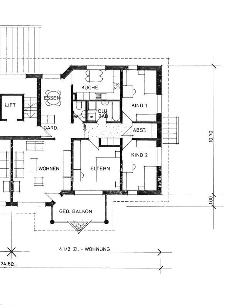 4 1/2 Zi Wohnung - Haslen/GL - ab Februar 2027 (2)