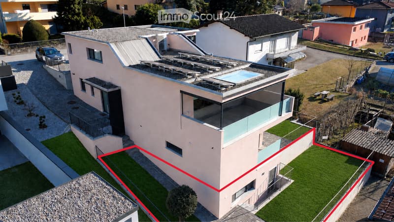 Spazioso 2,5 locali con 55 m² di giardino a Claro (1)