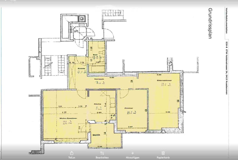 Helle 3,5 Zi. Wohnung, TG-Stellplatz für Wallbox bereit (5)
