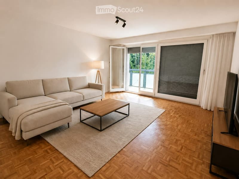 Renovierte 2 Zimmerwohnung direkt am Wald und doch zentral (1)
