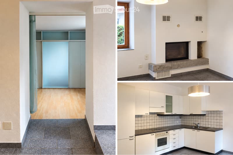 Appartamento a Lumino 1,5 locali giardino privato (3)