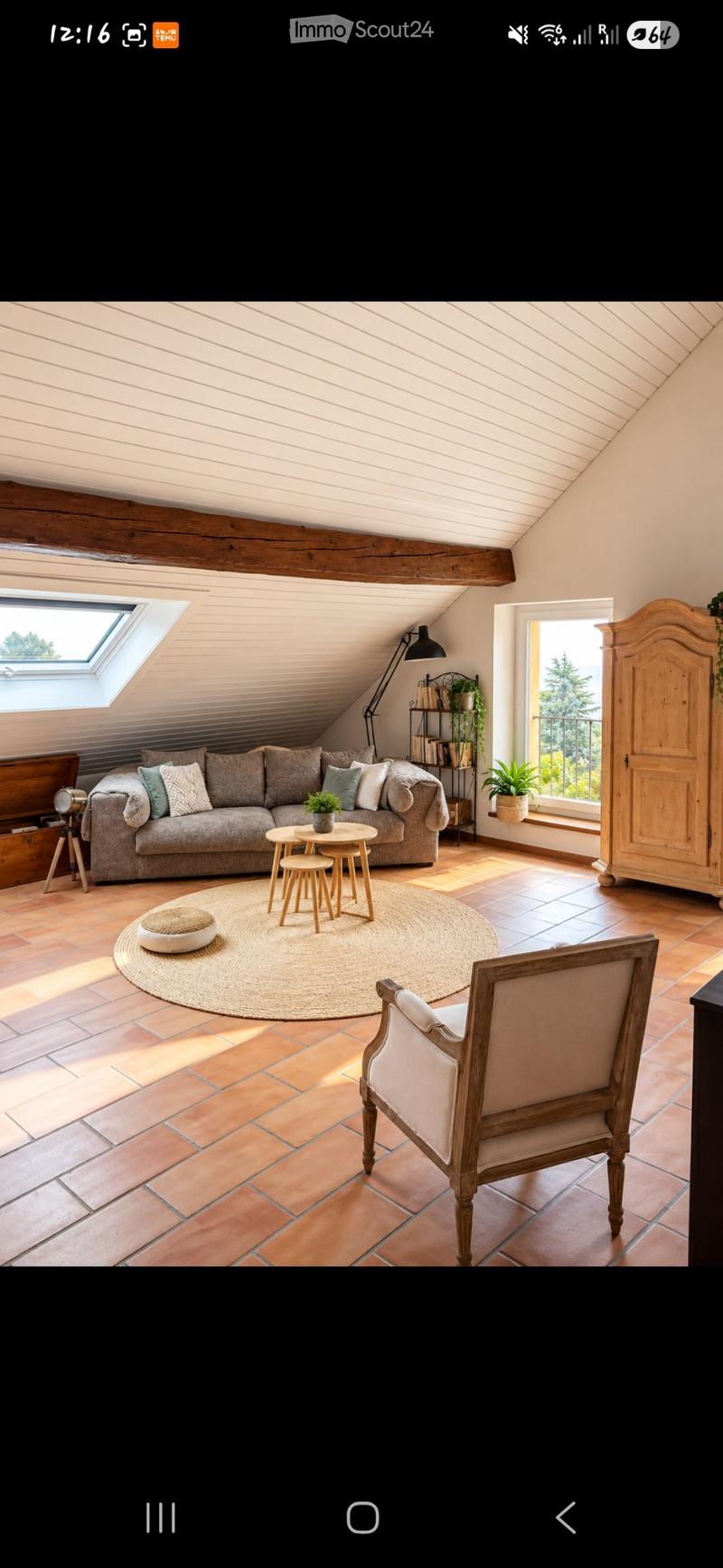 Appartement de charme vue sur le lac agréable en été (7)