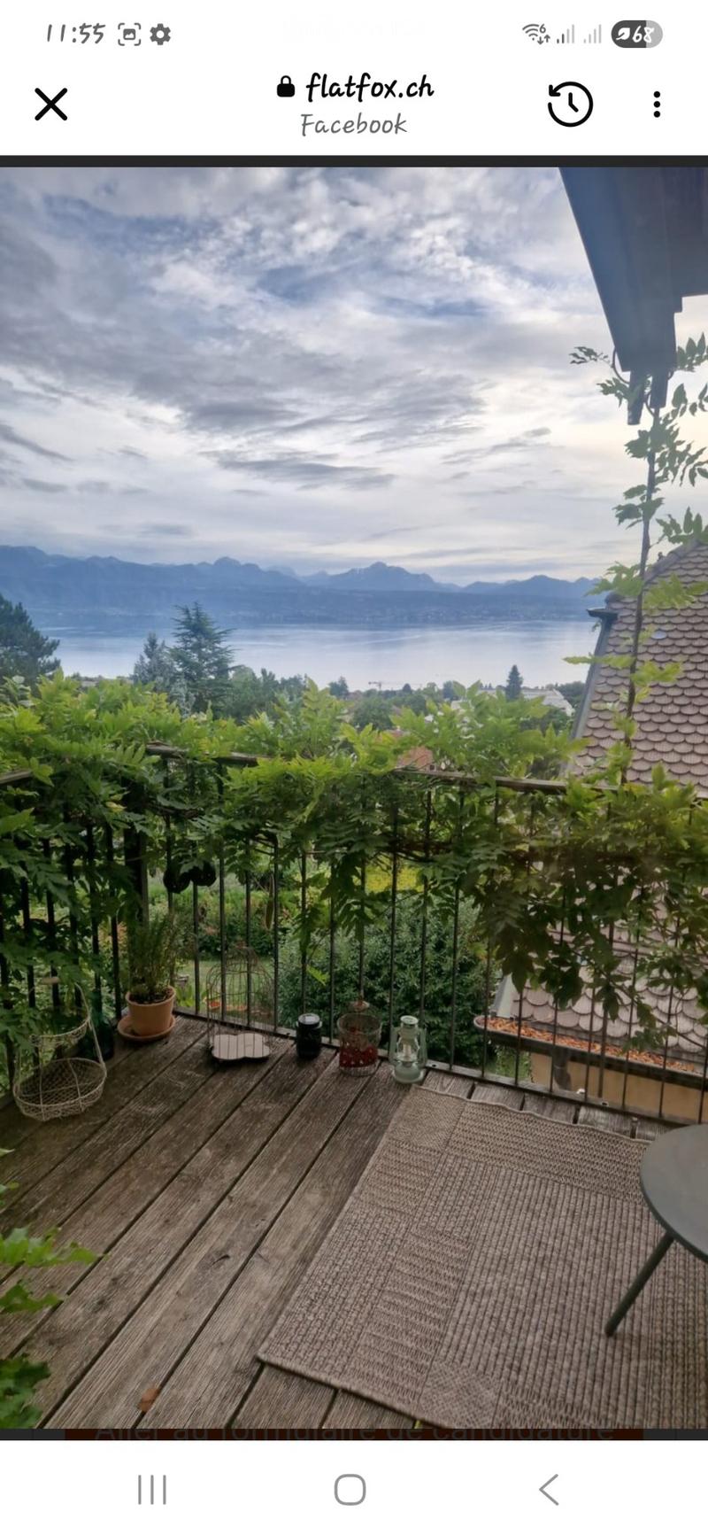 Appartement de charme vue sur le lac agréable en été (2)