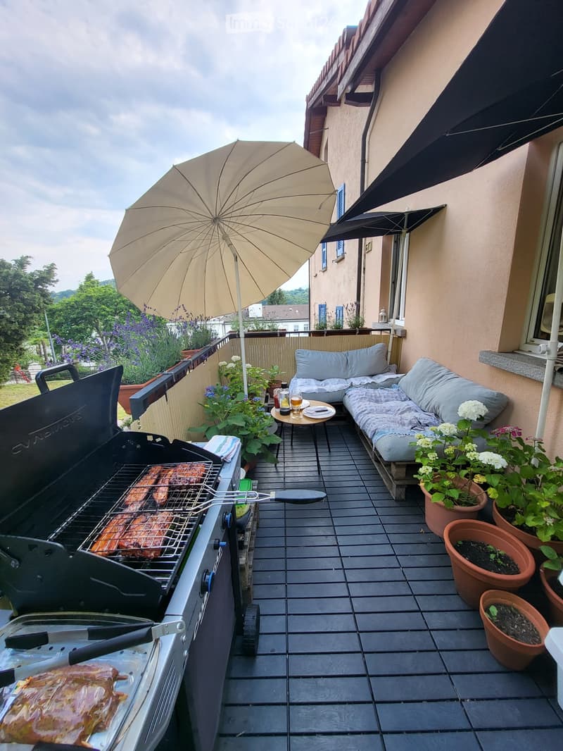 Monolocale con soppalco, terrazza e giardino comune (1)
